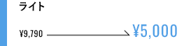 ライト ¥5,000