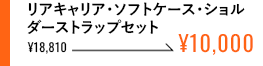 リアキャリア・ソフトケース・ショルダーストラップセット