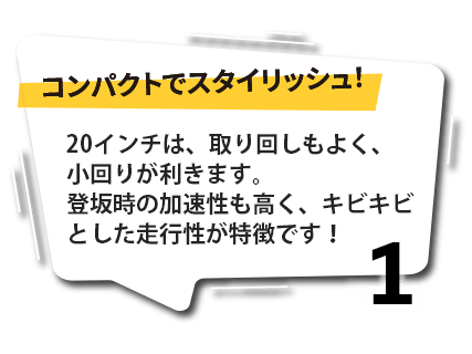 コンパクトでスタイリッシュ！