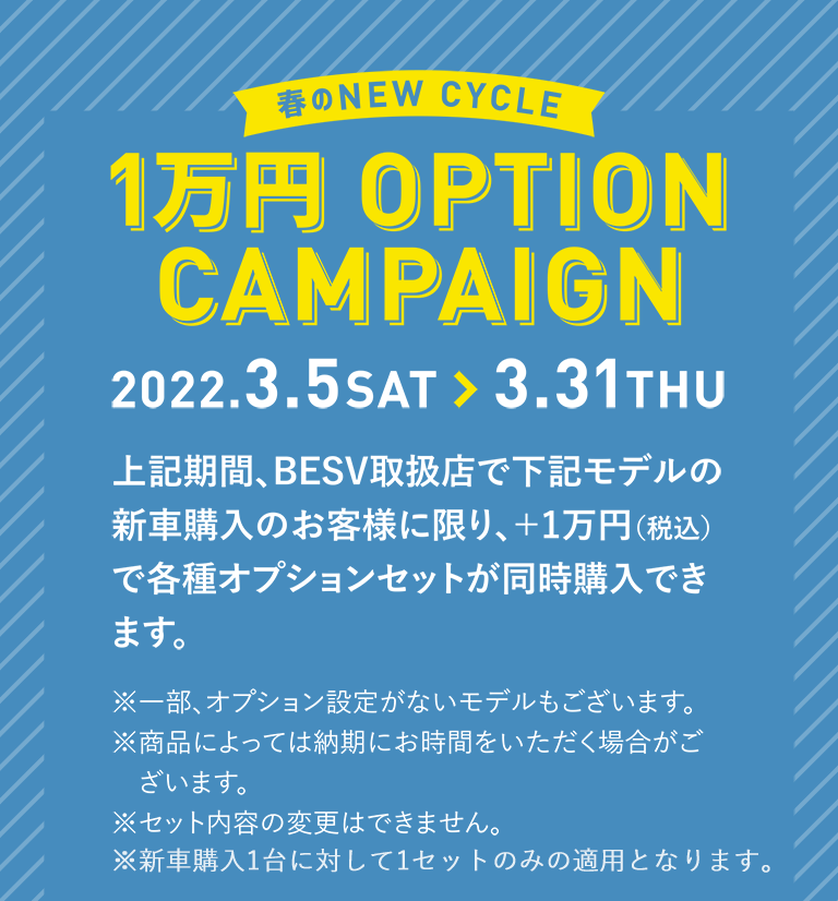 1万円 OPTION CAMPAIGN