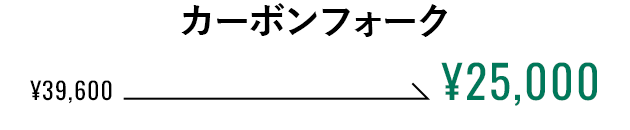 カーボンフォーク